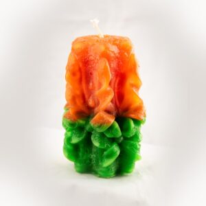 Vela Verde y Naranja de la Meditación